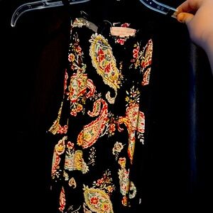 Colorful Paisley Sleeveless Top